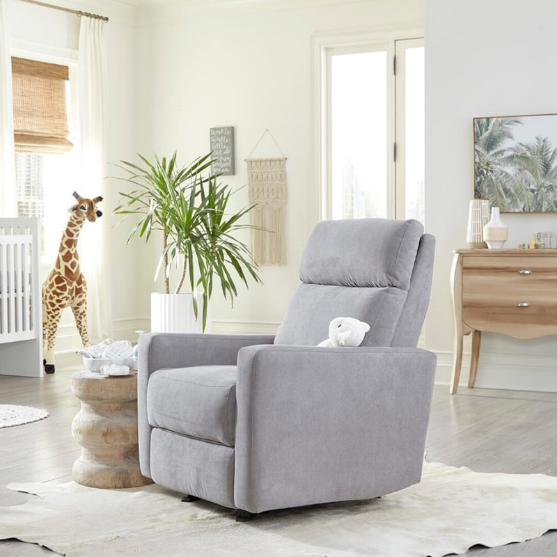 Grey glider recliner for nursery hotsell